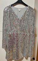 Damen Pailletten-Kleid silber Gr. XXL Bayern - Bruckberg bei Landshut Vorschau