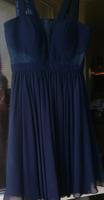 Silvester/Abi Kleid Größe 34  seitlichen Cut- Outs dunkelblau Hessen - Maintal Vorschau