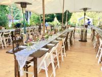 Tisch Klapptisch Vintage Hochzeit Stühle mieten leihen Vermietung Bayern - Sommerhausen Main Vorschau