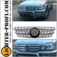 Kühlergrill chrom Silber für Mercedes ML W163 W164 Optik 98-05 Hessen - Calden Vorschau