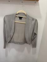 Bolero Abendkleid größe S Silber, Glitzer Bayern - Geldersheim Vorschau