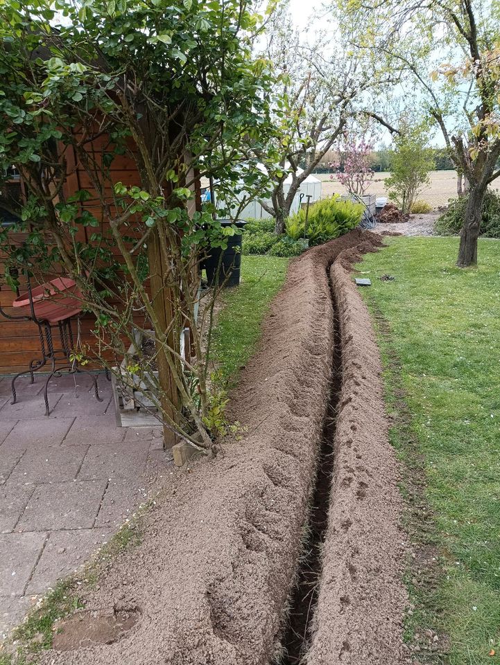 Graben für Bewässerungssystem/Stromkabel etc herstellen in Winsen (Luhe)