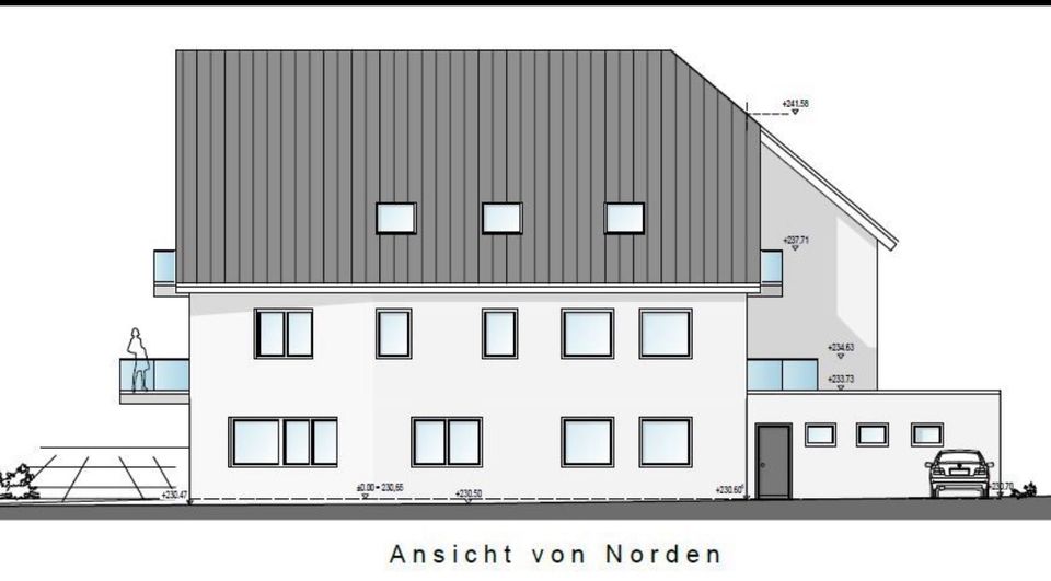 Neubau: zentral gelegene 2-Zimmer-Dachgeschosswohnung mit Balkon in Bad Driburg