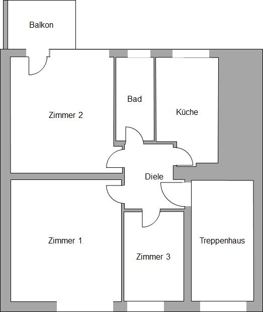 3 Zi. Wohnung ohne Provision für Eigenbedarf o. Kapitalanlage in Berlin