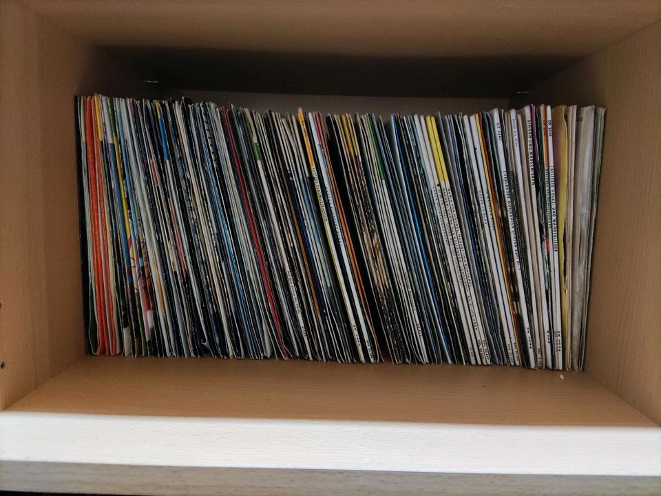 Sammlung diverser kleiner Schallplatten in Eckental 