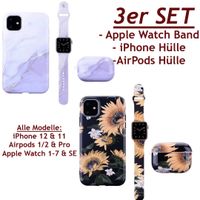 3er SET: Hülle für iPhone 12 11 + Apple Watch Band + Airpods 1 2 Berlin - Treptow Vorschau