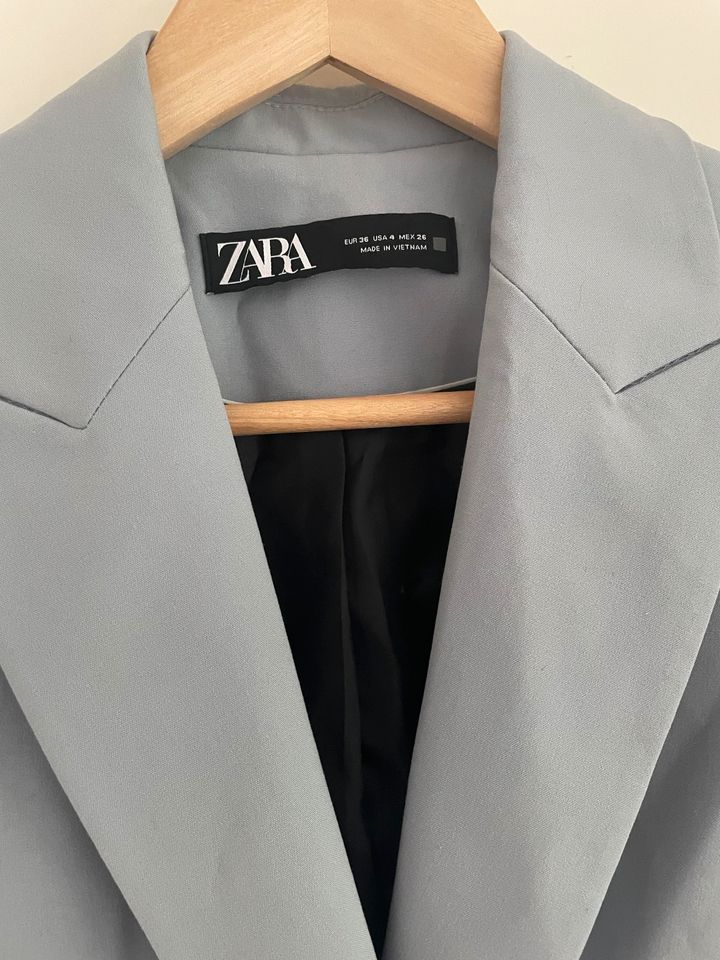 Zara Frühlings Blazer Taubenblau 36 S NEU 69,90€ in Radevormwald