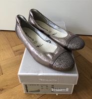 Tamaris Ballerina 38 neu Peppercomb taupe gold Hessen - Herborn Vorschau