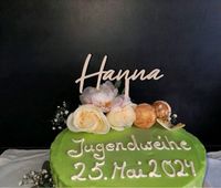 Tortentopper - Cake Topper (Name, Zahl/Datum, Anlass) Baden-Württemberg - Ehingen (Donau) Vorschau