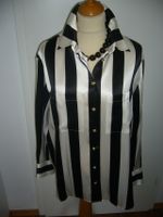 BALMAIN, H&M, Bluse, 100%Seide, schwarz/gestreift, Gr. 42/44, NEU Nordrhein-Westfalen - Eitorf Vorschau