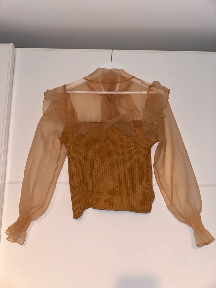 Extravagante - Exklusive Chiffon Bluse/ Pullover Neu S / 36 in Haan
