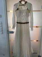 Abendkleid beige - cremefarben mit gold Niedersachsen - Braunschweig Vorschau