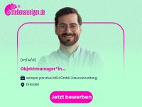 Objektmanager*in (m/w/d) Dresden - Seevorstadt-Ost/Großer Garten Vorschau