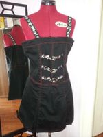 Gothic, Emo, Steampunk, Punk Minikleid, schwarz mit Skull Gr L XL Sachsen - Machern Vorschau