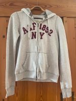 Hoodie-Jacke Abercrombie & Fitsch Grau Größe M  Schrift Weinrot Bielefeld - Brake Vorschau