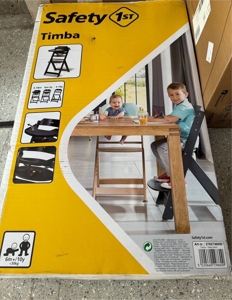 Safety 1st Timba Kinder Hochstuhl Schwarz NEU in Dortmund