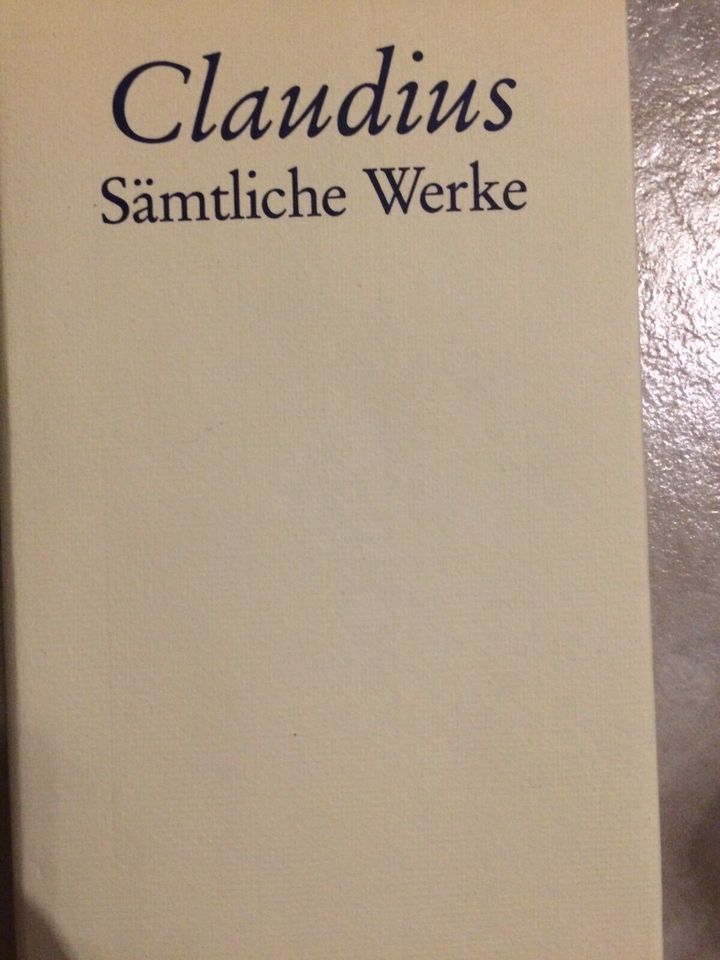 Heinrich Heine,Claudius, Philosophie in Oberhausen