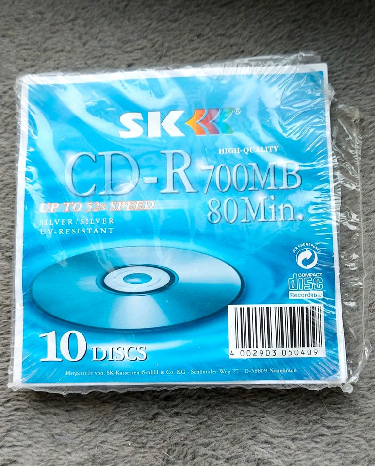 CD-R 52x 700mb 80min Rohlinge 7 Stück in Strausberg