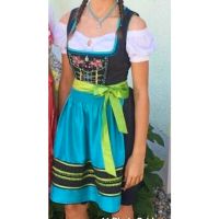 Dirndl - Größe 36 - schwarz, blau, grün Bayern - Pfatter Vorschau