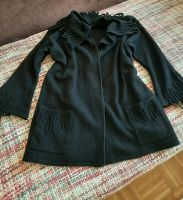 Schwarze leichte Jacke Wille Italy Merino Wool XL Lagenlook Sachsen - Plauen Vorschau