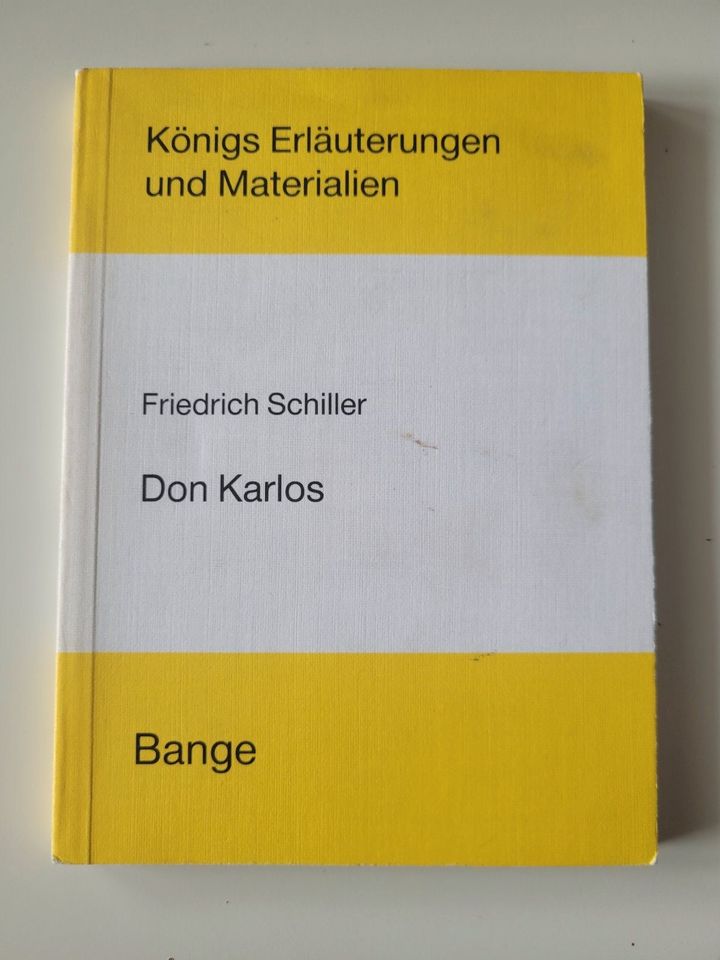 Königs Erläuterungen Faust Teil I, Don Karlos, Das Parfum in München
