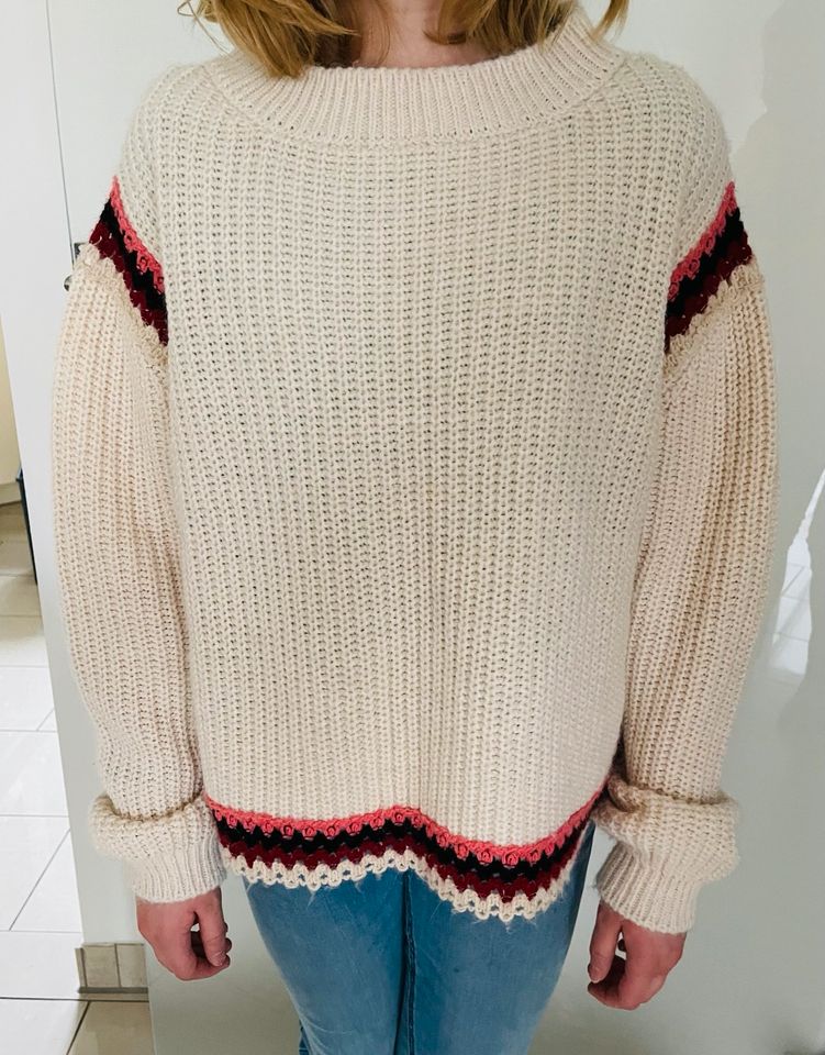 Mädchen Strickpulli in beige gemustert von Dixie in Gr. 152 158 ★ in Würselen