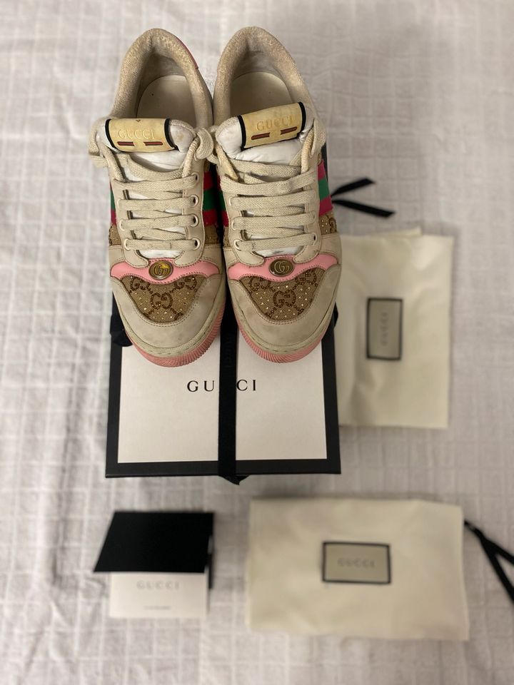 Damen Gucci Sreener - Sneaker mit Kristallen in München