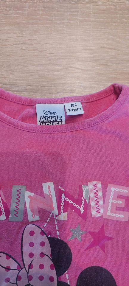 Minnie Maus Langarmshirt/Pullover,Disney,Größe 104 in Völklingen