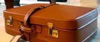 Koffer antik, aus Leder Niedersachsen - Nordstemmen Vorschau
