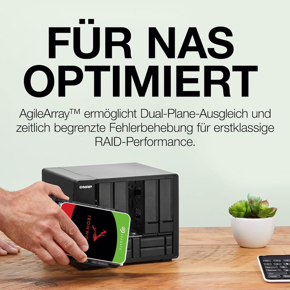 Seagate IronWolf, NAS interne Festplatte 12TB HDD, 3.5 Zoll, 7200 in Gelsenkirchen