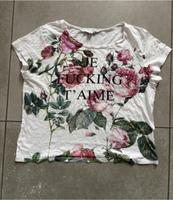 Oberteil Tunika Shirt Printed Blumen weiß 38 M Tally Weijl Bayern - Bayreuth Vorschau