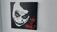 Joker Batman Ölgemälde auf Leinwand why so serious? Nordrhein-Westfalen - Remscheid Vorschau