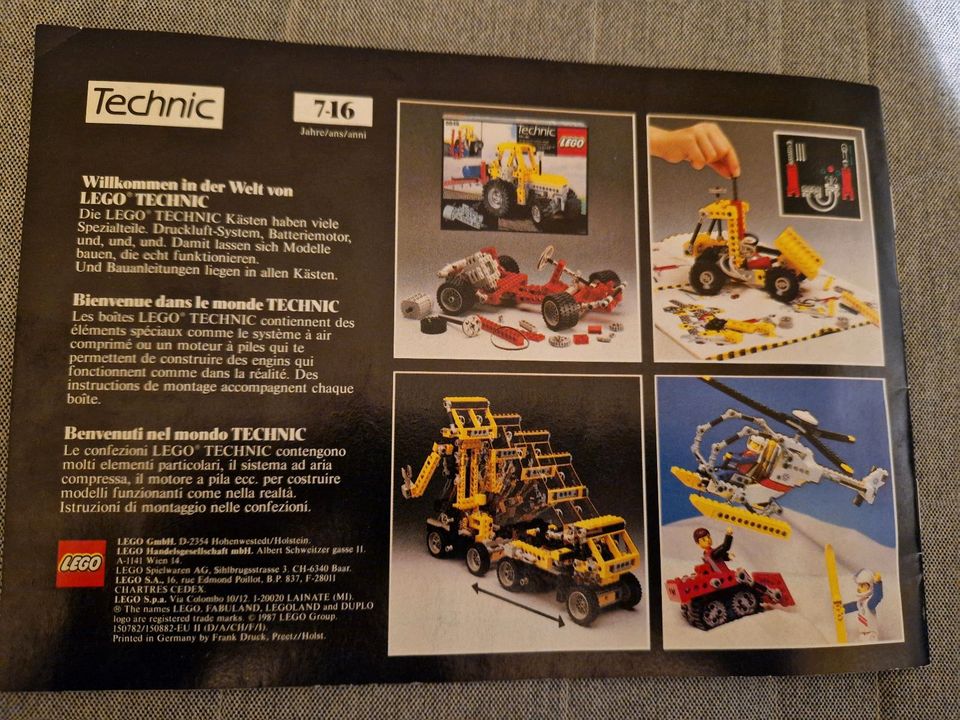 Lego Legoland Prospekt 1987 in Köln