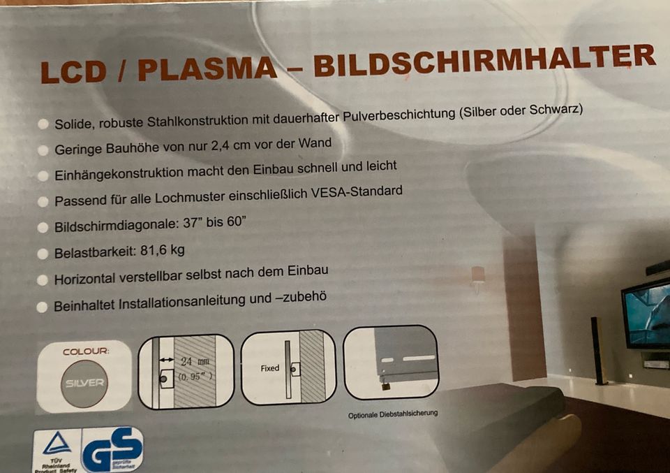 Wandhalterung LCD / Plasma Bildschirmhalter Classic XL in Gerolstein