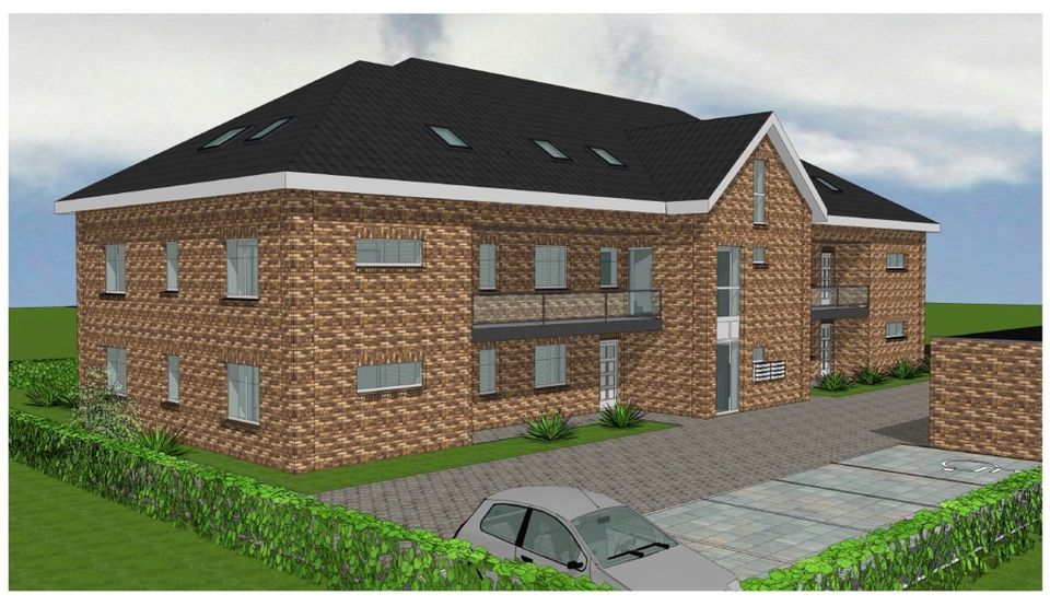 Wohnkomfort im Neubau - Exklusive Erdgeschosswohnung in Rütenbrock! Keine zusätzliche Käuferprovision! in Haren (Ems)