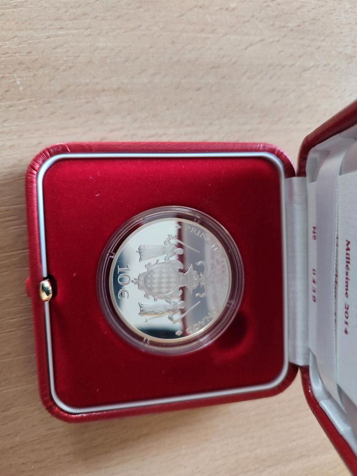 Silbermünze 10€, Monaco, 2014, Portus Hercules, Silber, NEU in Mettenheim Rheinhessen