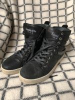 Schwarze Sneaker Echtleder, Gr. 37 Hamburg-Nord - Hamburg Winterhude Vorschau