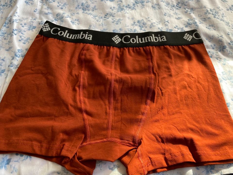 3X Columbia Herren Boxer Brief Unterwäsche 95% COTTON 5% Elasthan in Hückelhoven