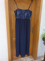 Abendkleid lang Nachtblau mit Jäckchen Gr. 46 Sachsen-Anhalt - Dessau-Roßlau Vorschau