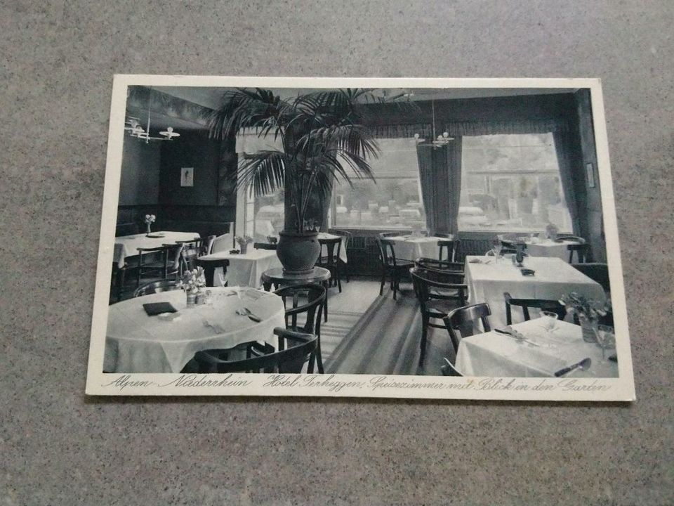Postkarte Hotel Terheggen Alpen Niederrhein in Geldern