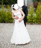 Brautkleid Hochzeitskleid Spitze Cremeweiss Gr. 36 / S Niedersachsen - Edemissen Vorschau