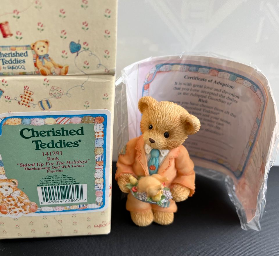 Cherished Teddies RICK OVP Holidays in Seeheim-Jugenheim