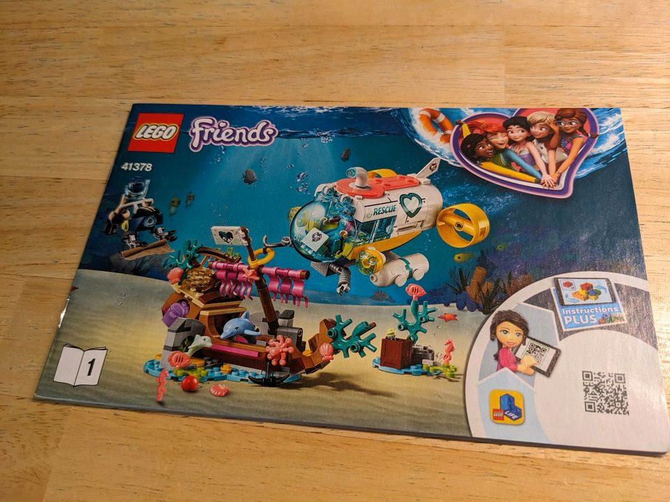 Lego Friends Rettungs-U-Boot für Delfine 41378 in Ehningen