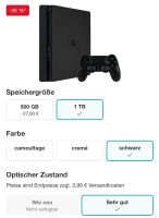 Playstation 4 mit zwei Controller / 1 TB Slim schwarz Berlin - Charlottenburg Vorschau