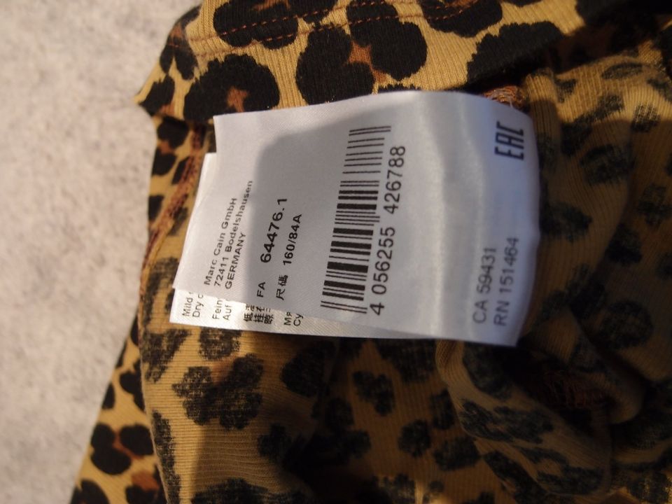 Leopard MARC CAIN  Top Shirt  Leo Print Größe N2 / 36 in Bietigheim-Bissingen