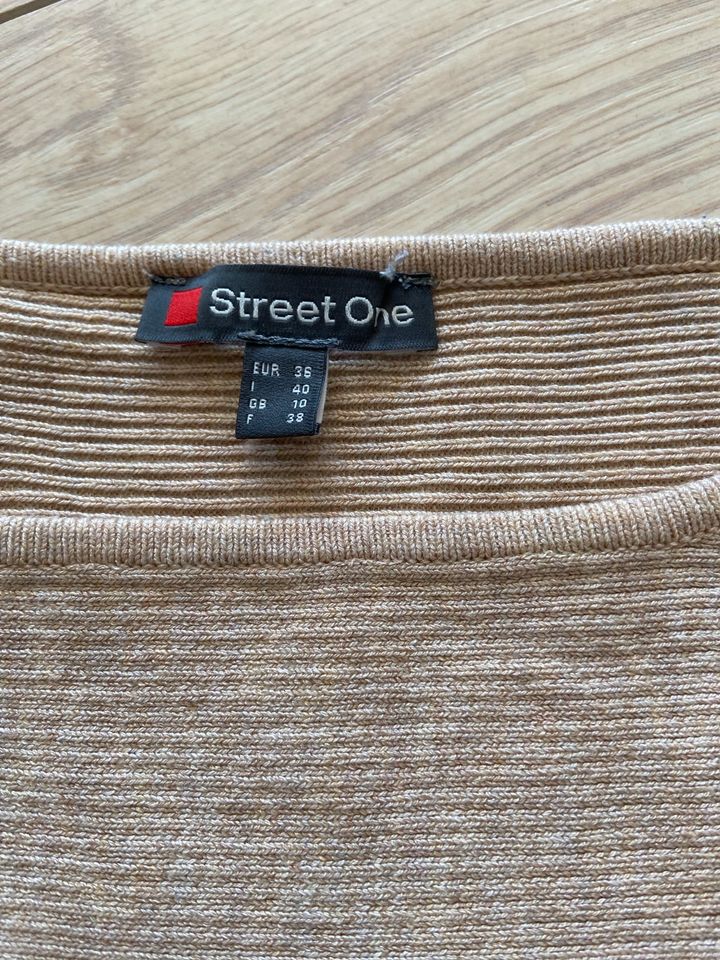 Street One Pullover Gr.36 beige in Delligsen