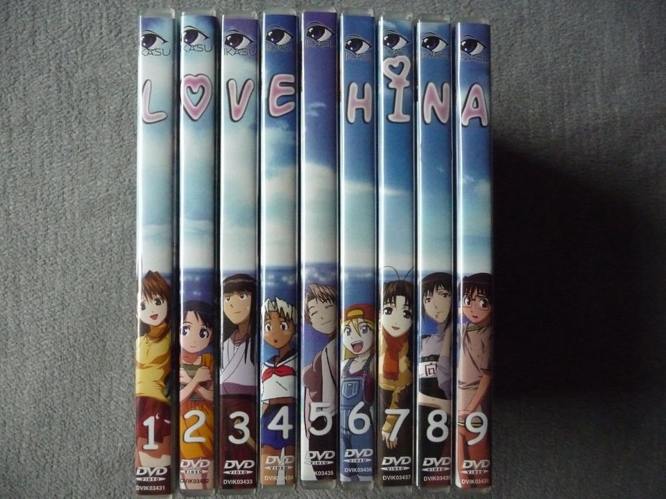 Anime - Love Hina DVD Set Vol. 01 - 09 in Dortmund