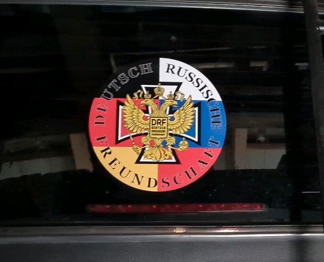 Deutsch Russische Freundschaft Aufkleber Lada Niva Sil UAZ Ural K in