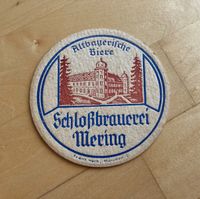 Bierdeckel Schloßbrauerei Mering München sehr alt Saarland - Beckingen Vorschau