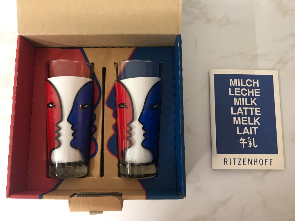 Ritzenhoff - Gläser "Milch"  -   Lui   Lei - Ambrogio Pozzi in Solingen